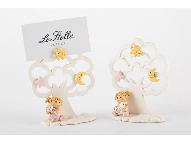 S/posto bimbo albero rosa 9x11cm 51087