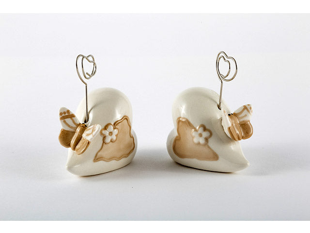 S.posto cuore/farfalla porc.7x8cm 51220