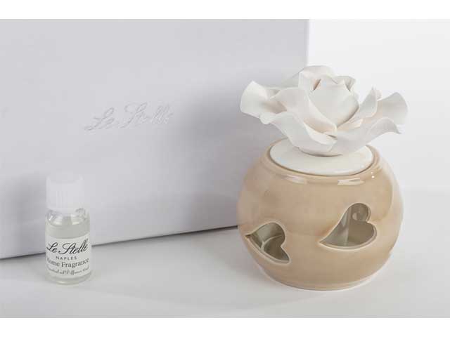 prof.dec.cuori beige 10x10x12cm  52125
