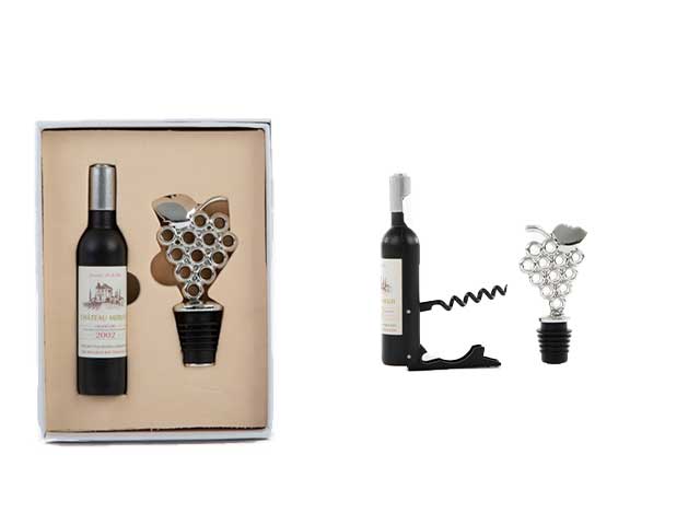 set 2 pz accessori vino 52278