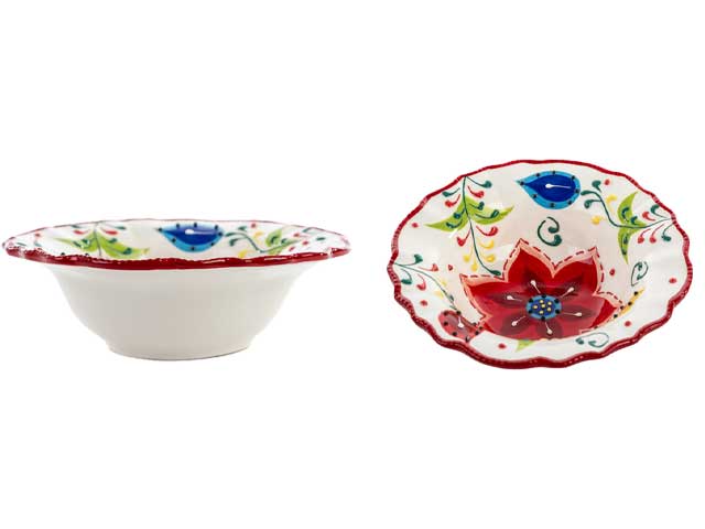 Svuotatasche dec.fiori 17xh.5cm 52683