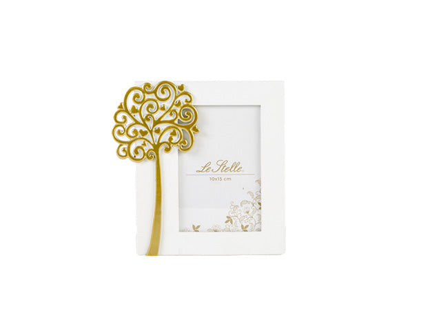 linea albero portafoto 19,5x20cm oro 52743
