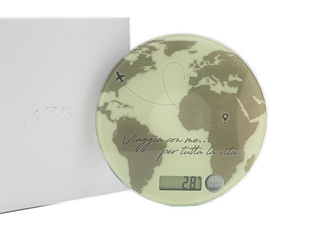 Bilancia max 5kg d.19cm dec.mappa 53008