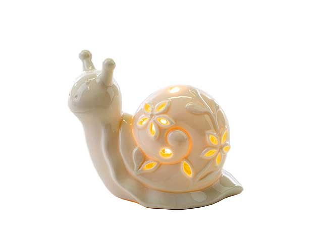 lumaca c/led 9,5x4,5xh.7cm 53125