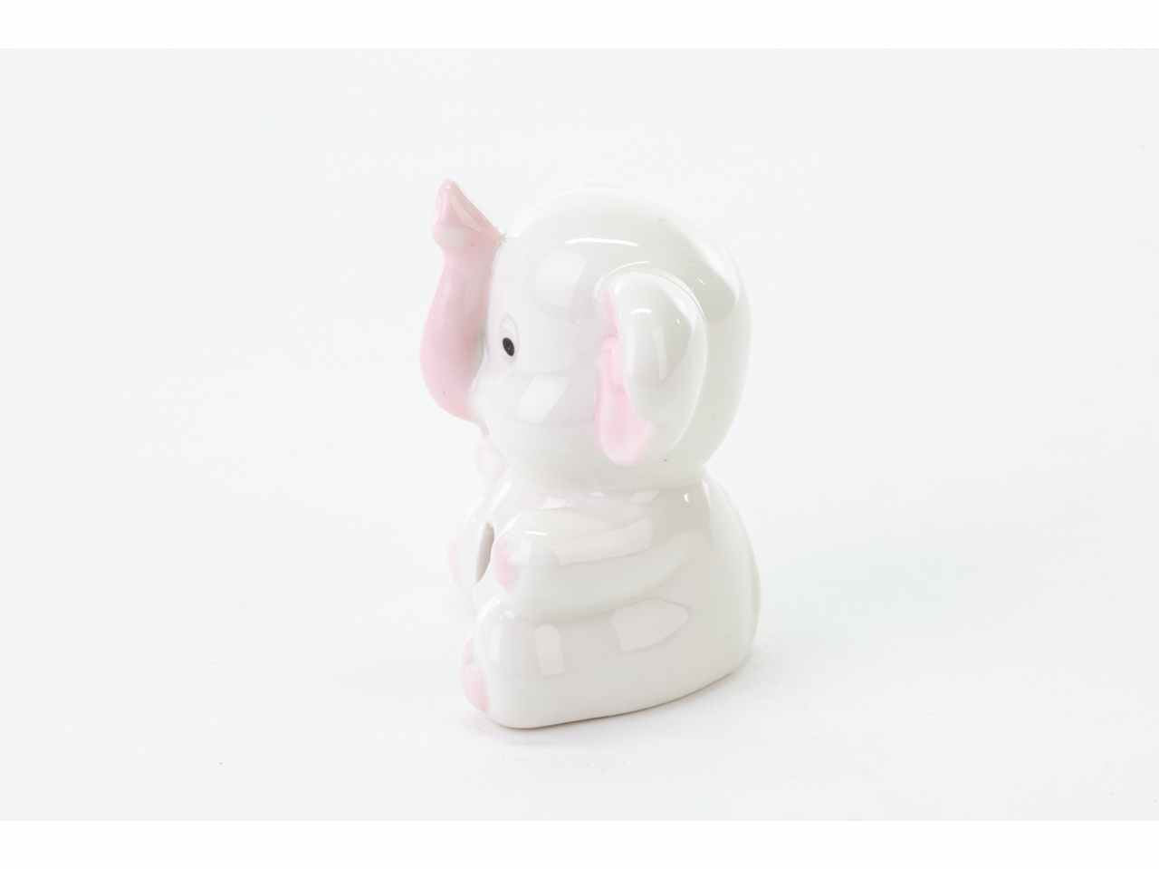 Elefantino porc.rosa 7,5x6xh.8cm 54121
