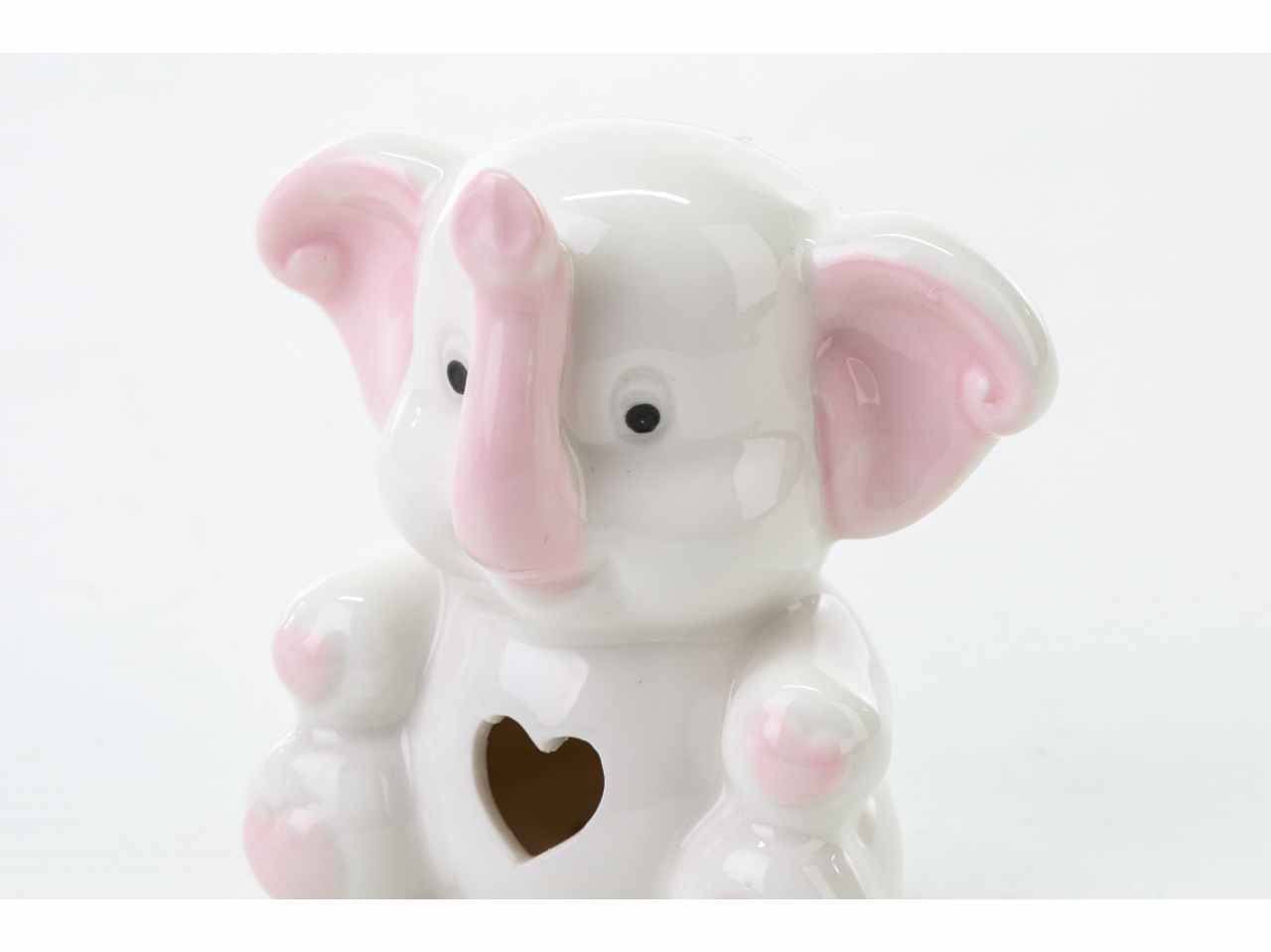 Elefantino porc.rosa 7,5x6xh.8cm 54121