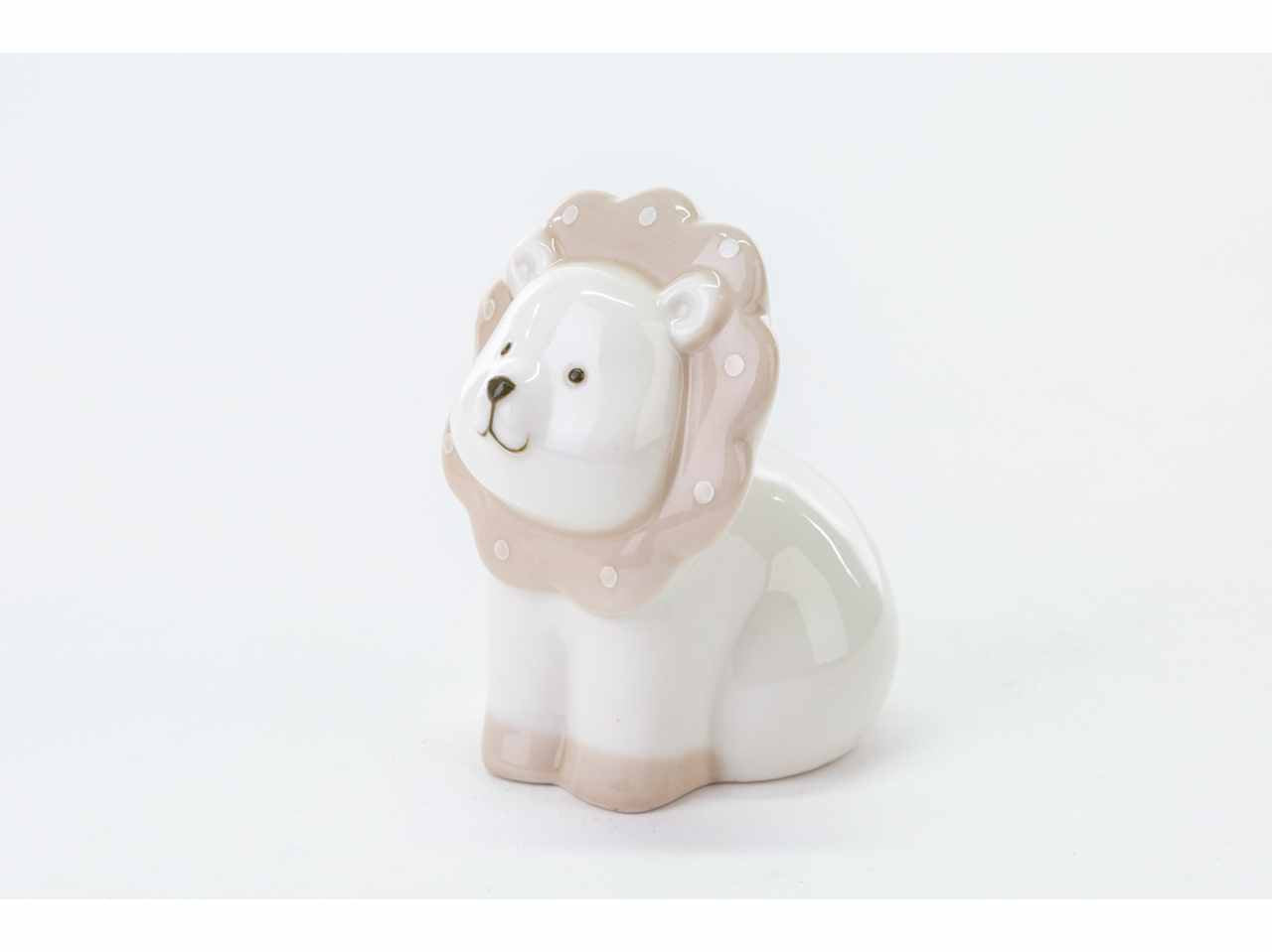 Leone porcellana 7x5xh.7cm 54164