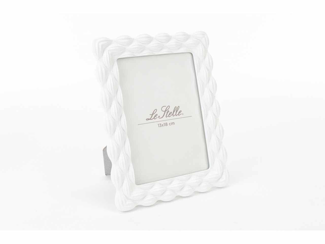 Porta foto resina bianco 13x18 54181