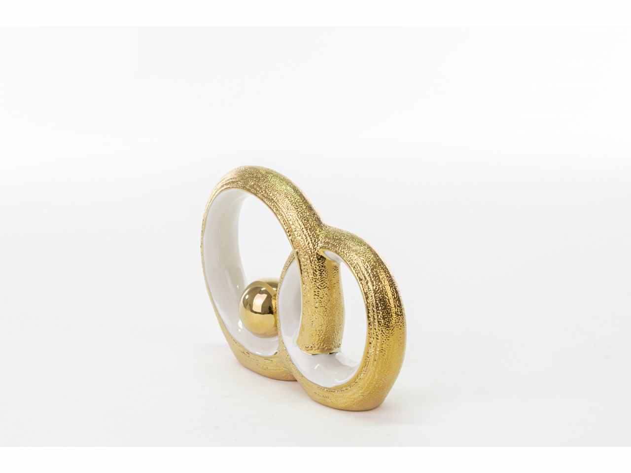 Cerchi porc. oro 18x4,5xh.13,5cm 54247