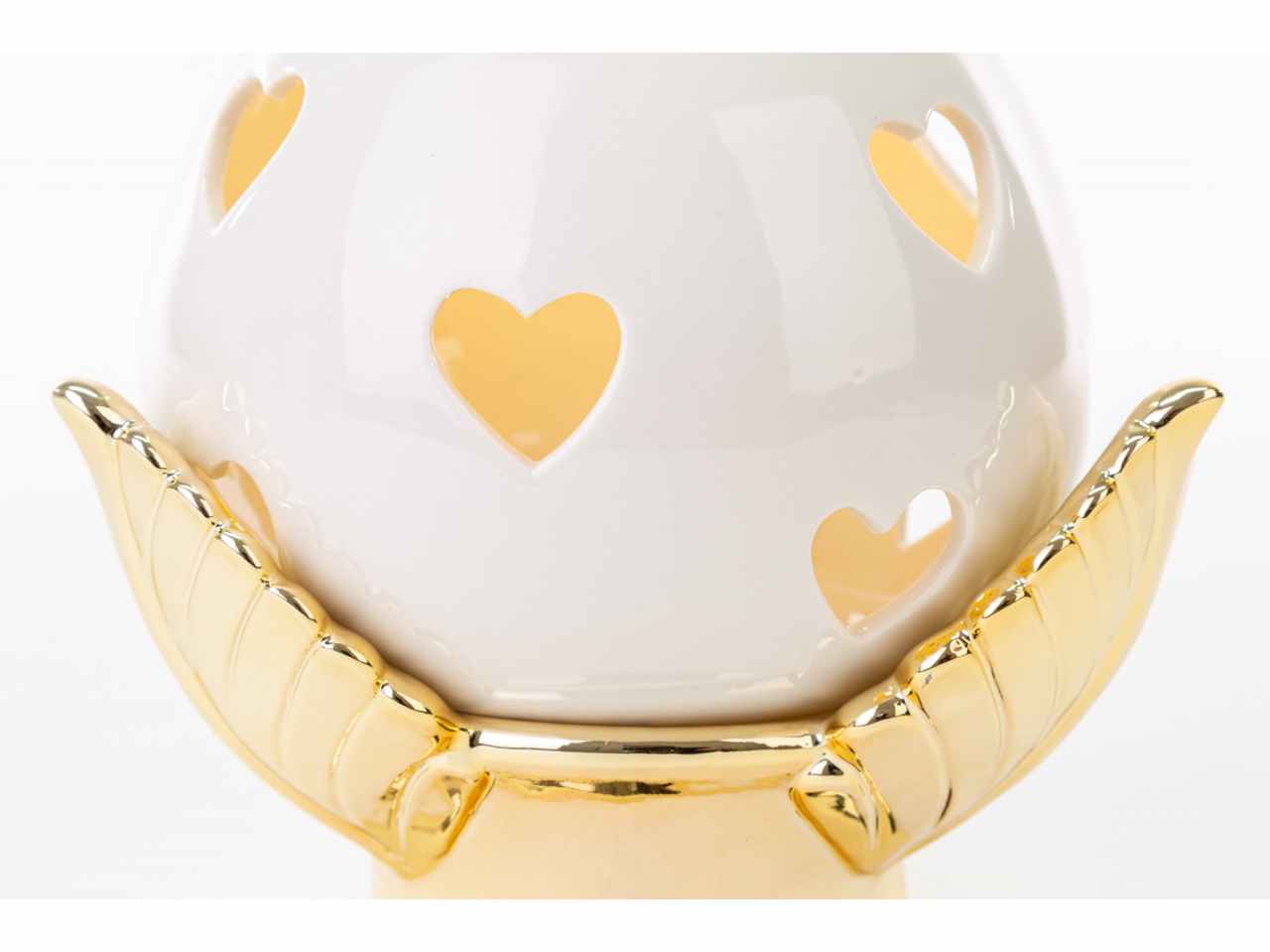 Pomo led porc.bianco 18xh.22cm 54266