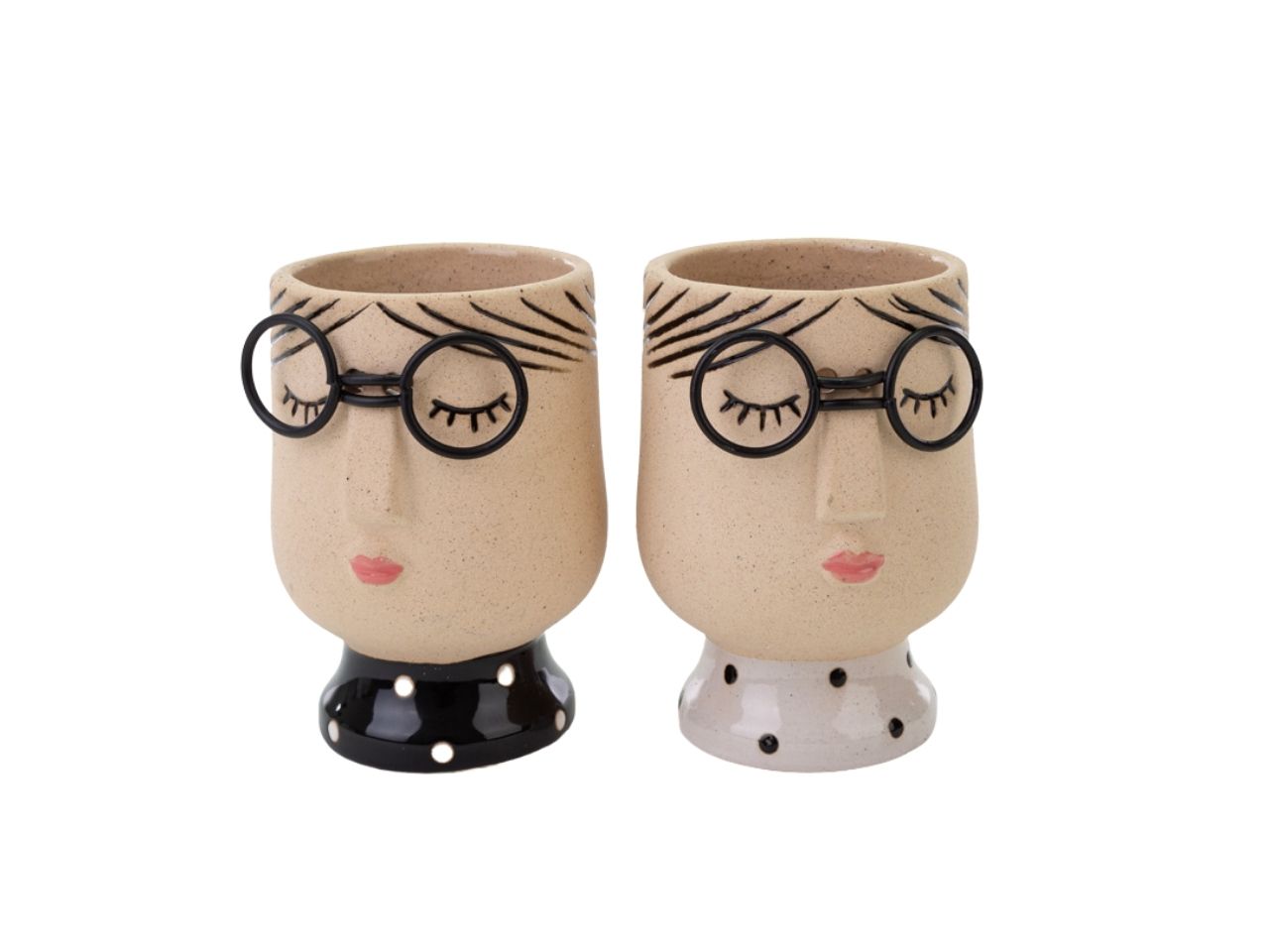 Vasetto ceramica 8x7xh.10,5cm 54308