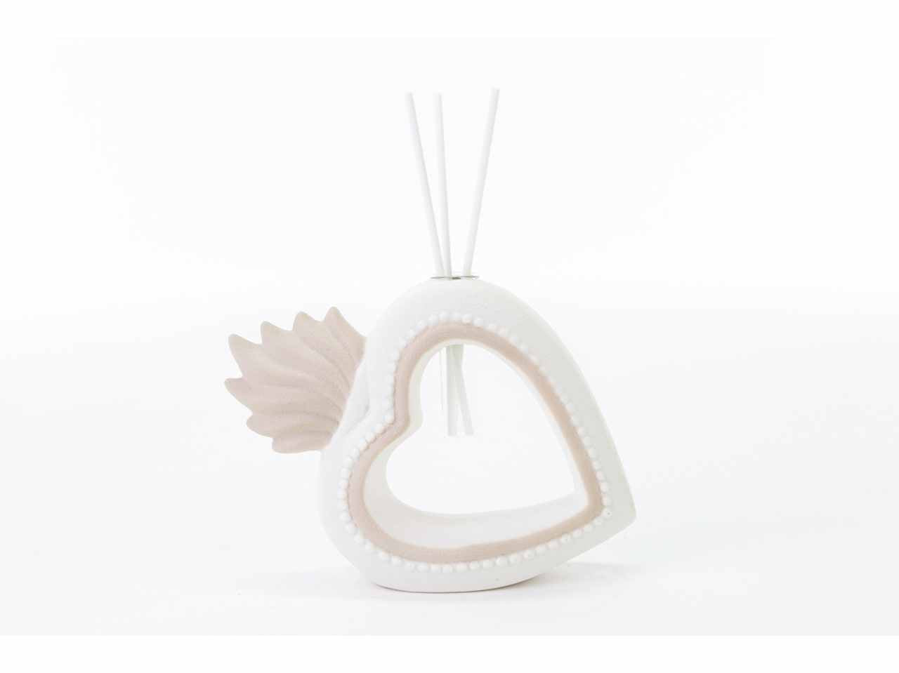 Profumatore cuore porc.14x3,5xh.12cm 54318