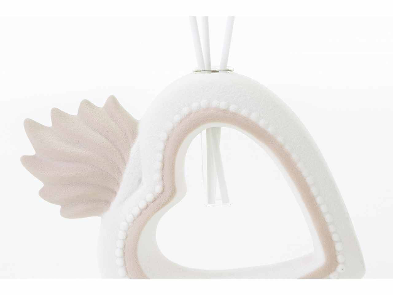 Profumatore cuore porc.14x3,5xh.12cm 54318