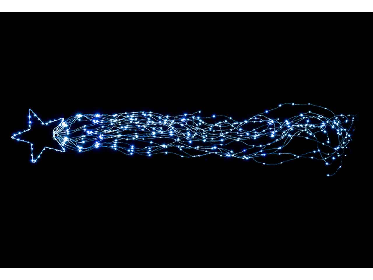Stella cometa 465 microled 2mt bianca uso esterno 25814041
