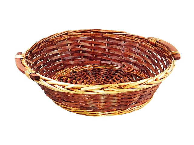 Cesta rotondo miele 43x13cm 617