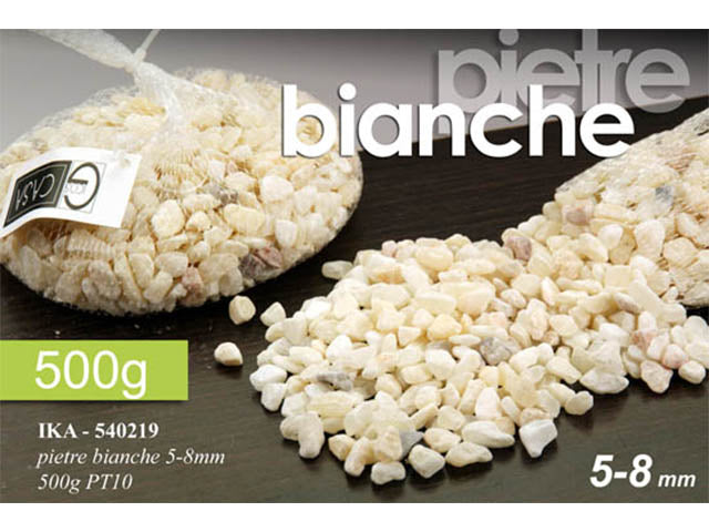 pietre bianche 5-8mm 500gr 540219
