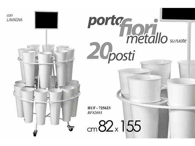 porta fiori 20pst d.82x155d.16x40 725623