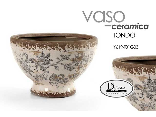 Vaso ceramica 21x21x14cm 753541