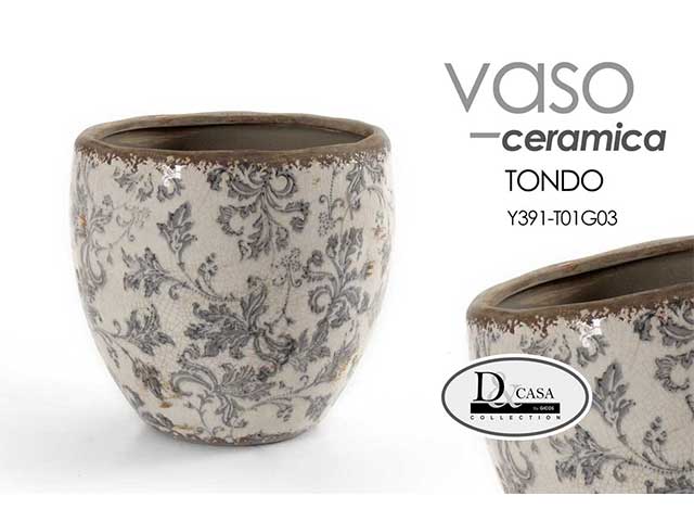 Vaso ceramica 16x16x17cm 753619
