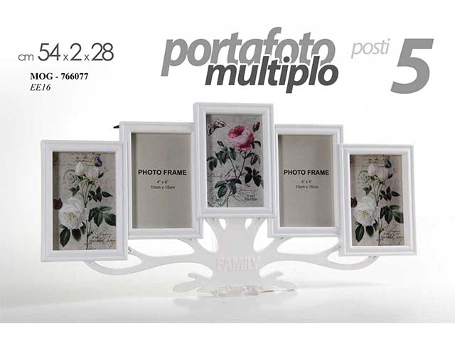 Albero portafoto 5p 56x28x2cm 766077
