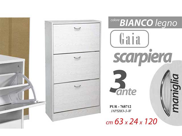 Scarpiera 3p 63x24x120 768712