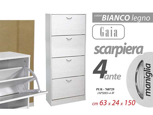 Scarpiera 4p 63x24x150 768729