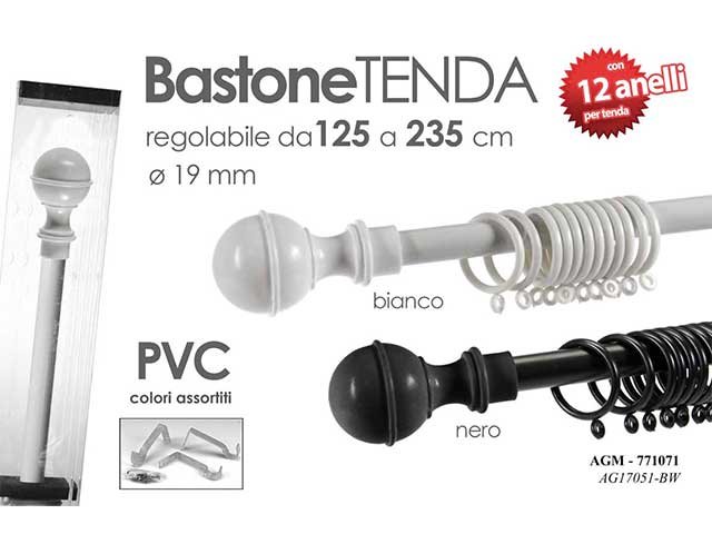 Bastone tenda 125-235cm  771071