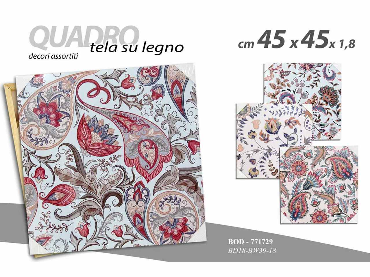 Quadro 45x45x1,8cm 771729