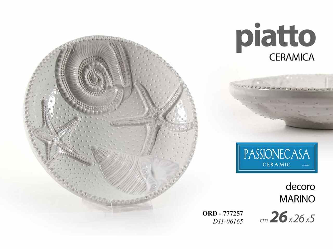 Piatto 26x26x5cm d11 777257
