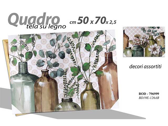 Quadro 50x70x2,5cm. 796999