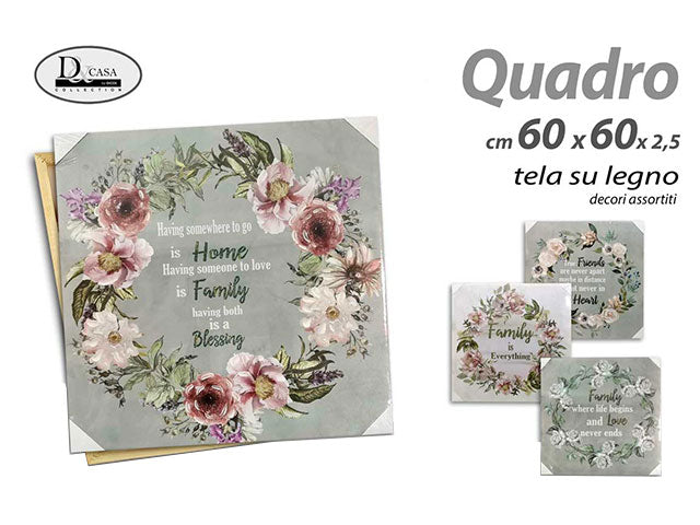 Quadro 60x60x2,5cm 806506