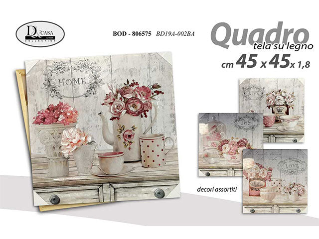 Quadro 45x45x1,8cm 806575