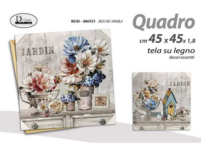 Quadro 45x45x1,8cm 806933