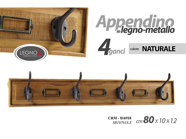 Linea crm appendiabiti 4p 80x10x14816918
