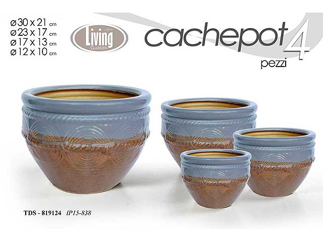 Cachepot 4 pezzi 819124