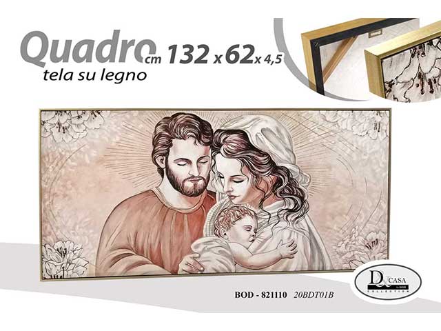 Quadro 62x132x4,5cm nativita' 821110