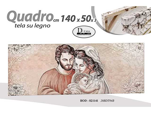 Quadro 50x140x3cm nativita' 821141