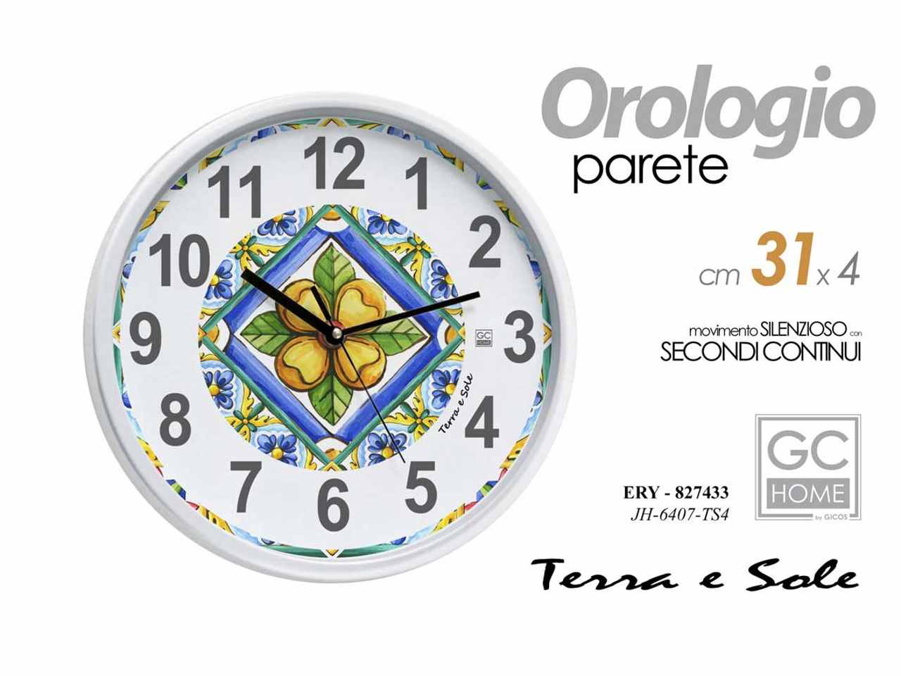 Linea terre sole orologio 31cm 827419