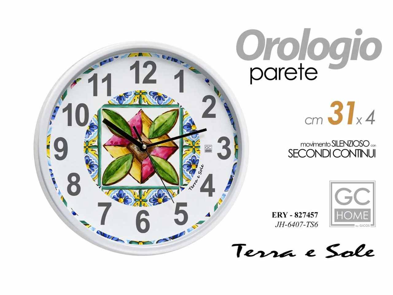 Linea terre sole orologio 31cm 827433