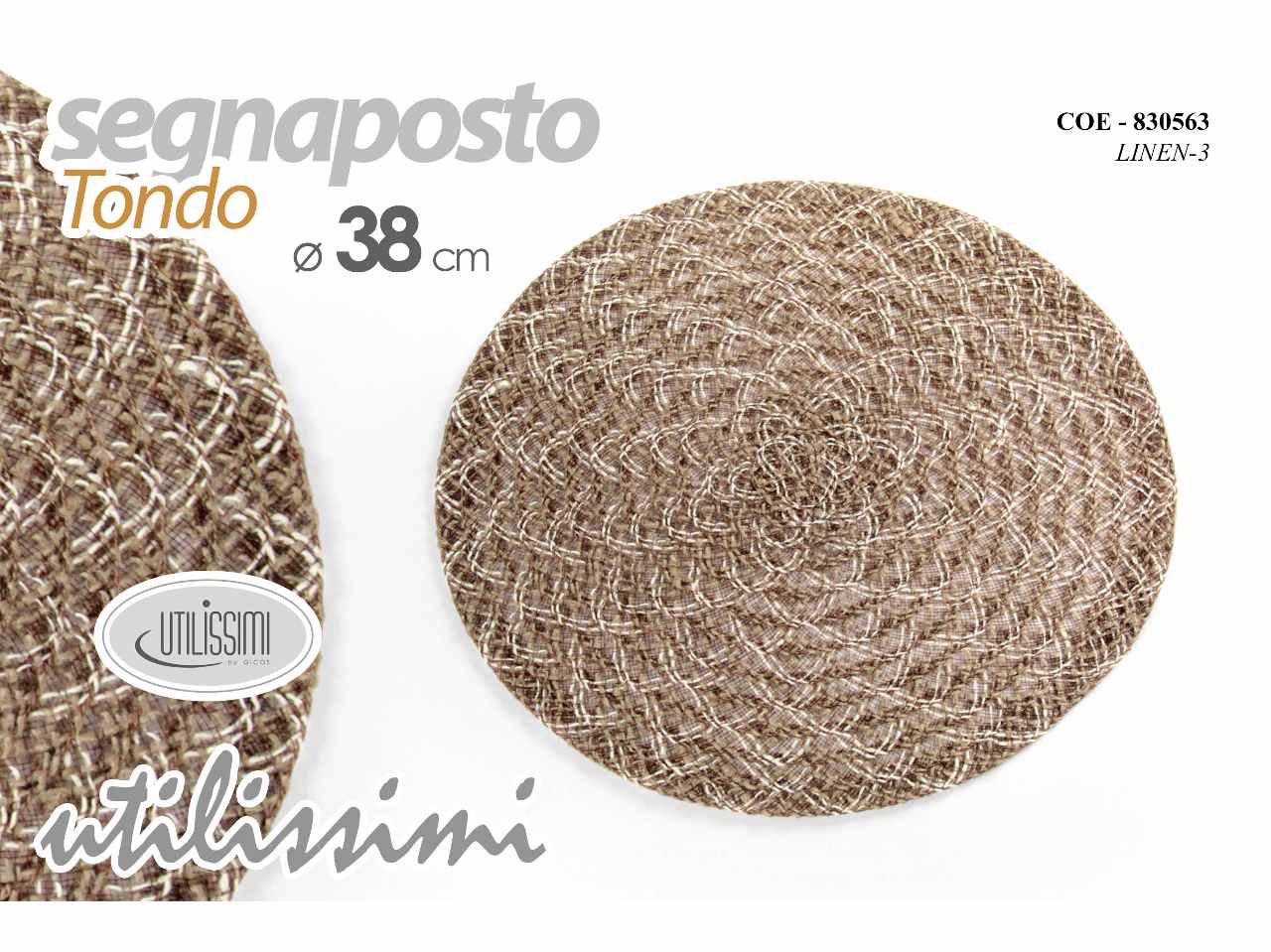 Segnaposto tondo 38cm830563