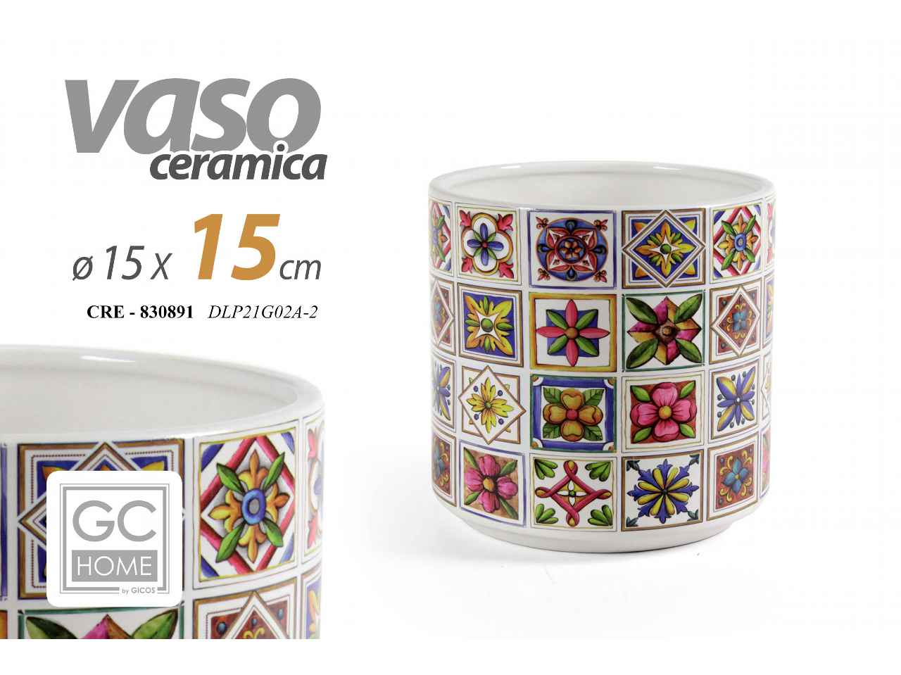 Vaso 15x15cm 830891