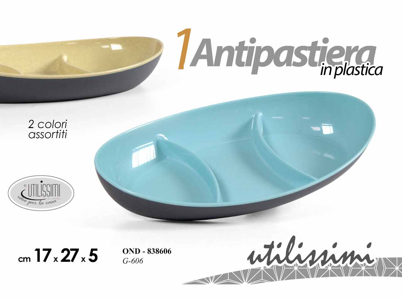 Antipastiera pl.17x27x5cm 838606