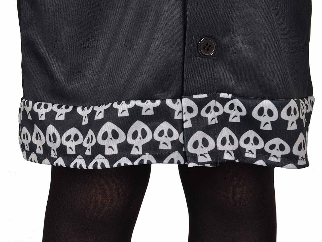 Costume di carnevale mercoledi' addams family misura 5-7 anni