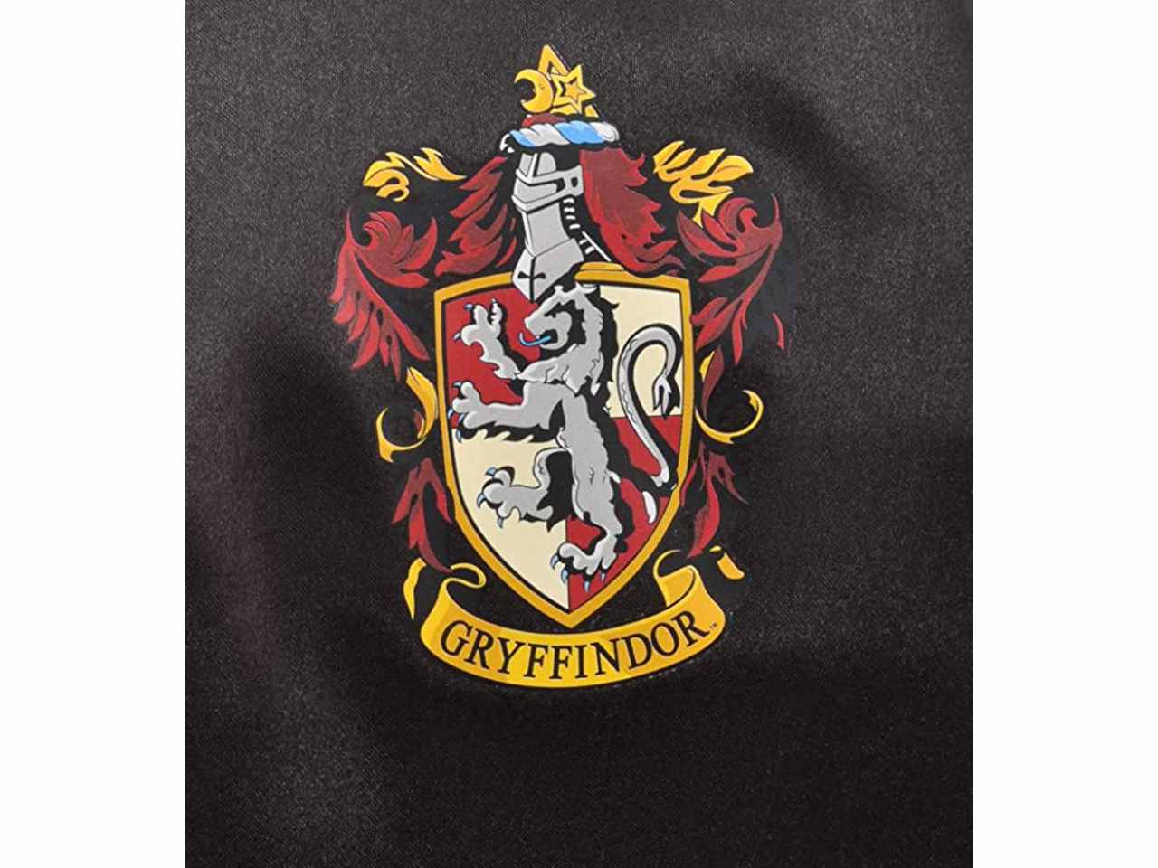 Costume di hermione comprende mantello con logo stampato e finta camicia con cravatta taglia 5-7 anni