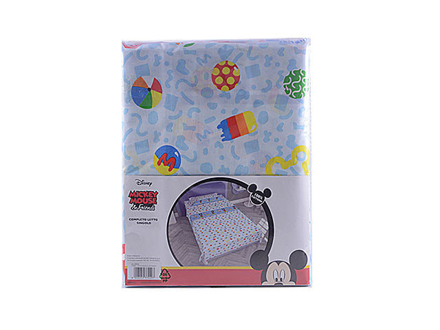 mickey completo letto singolo cotone 30-012