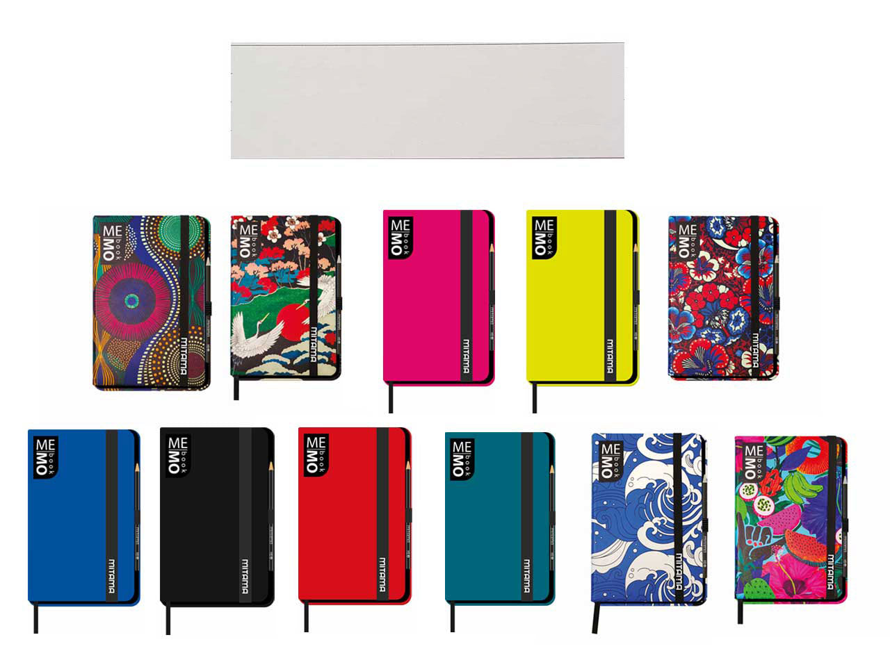Taccuino large 13x21cm color touch bianco