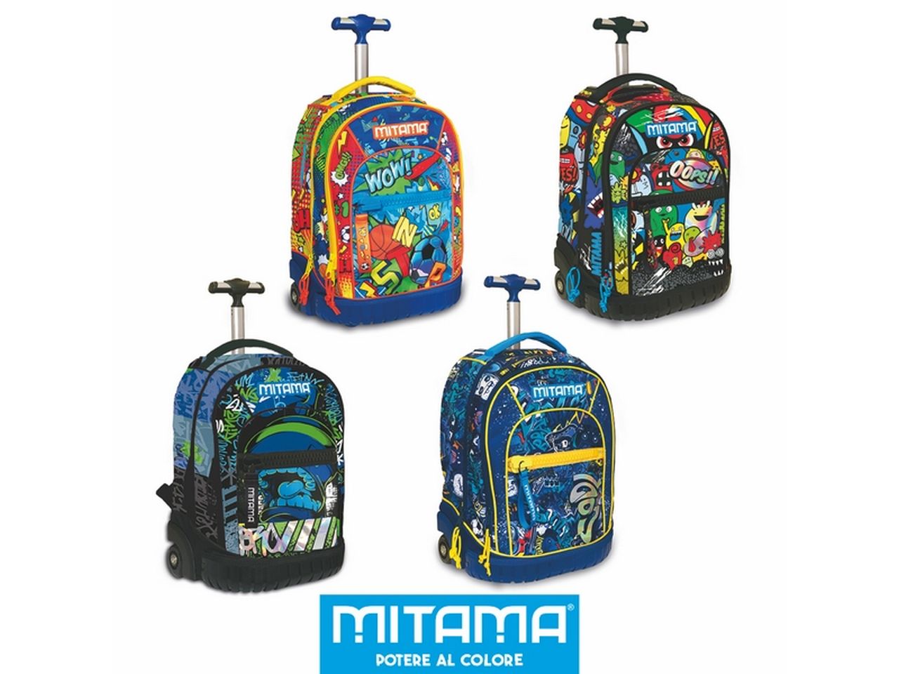 Zaino mitama trolley run boy mix