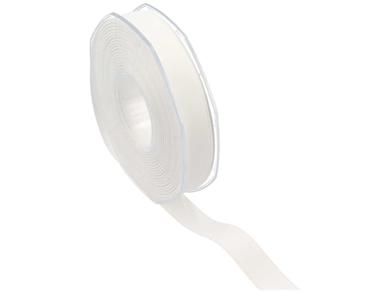 Doppio raso opaco 15mmx20mt panna a400/15 1