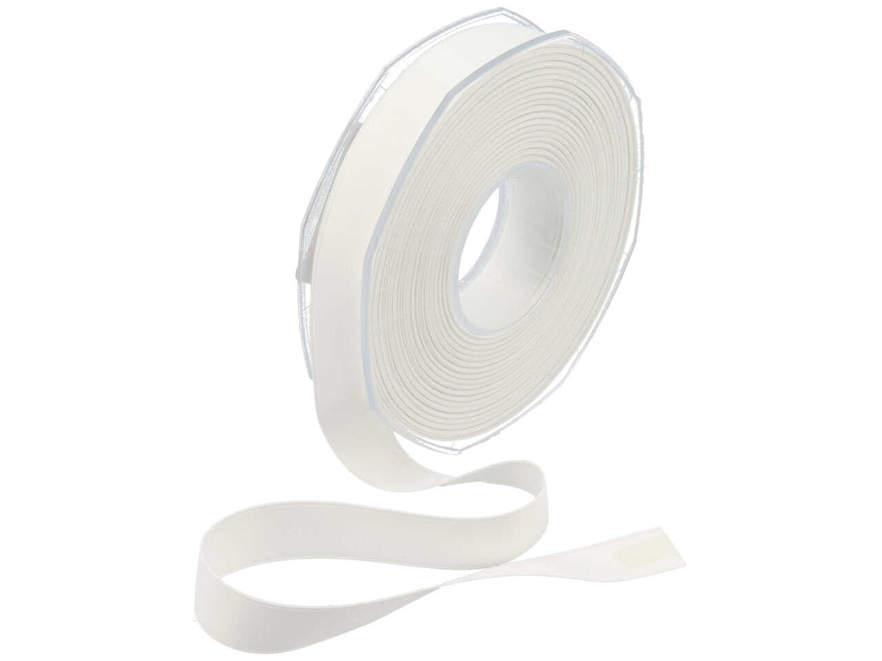 Doppio raso opaco 15mmx20mt panna a400/15 1