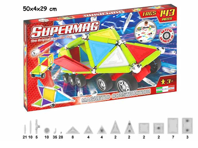 Supermag tags wheels 143 pezzi pw0185